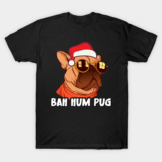 Christmas Xmas Family Matching Funny Bah Hum Pug T-Shirt by star trek fanart and more